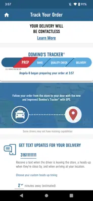 Domino's Pizza USA android App screenshot 4